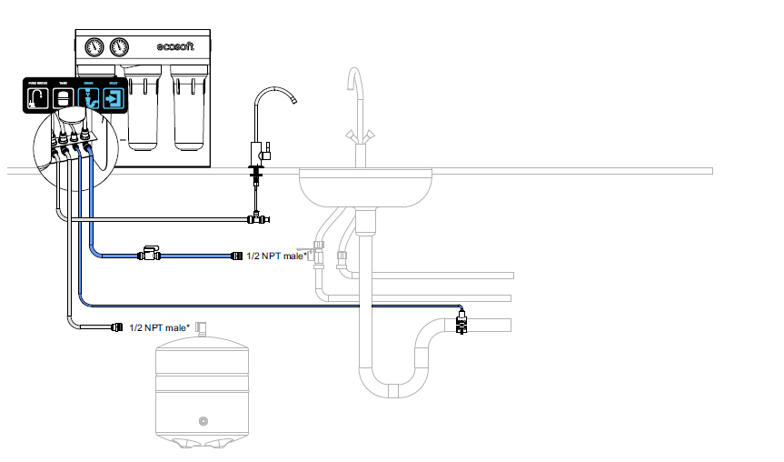 تصفیه آب خانگی ECOSOFT مدل ROBUSTPRO - Image 7